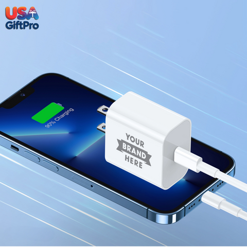 customizable 20w wall charger and 65w usb-c to usb-c cable set for laptops