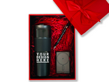 Executive Tech Customizable Gift Set – Includes Tumbler, Pen & Wireless Power Bank CB-21