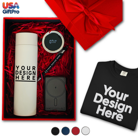 company event gift red box for corporate Christmas gifting