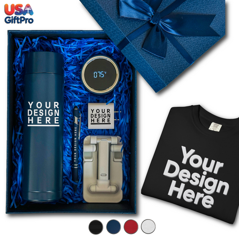 custom corporate logo gift box CB-28 employee recognition luxury gift box