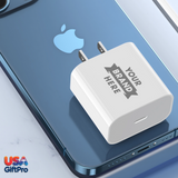 Corporate Customizable Gift Box – Includes 16oz Smart Thermos, 10,000 mAh Power Bank, USB-C Wall Charger & 3-in-1 Charging Cable GB-25