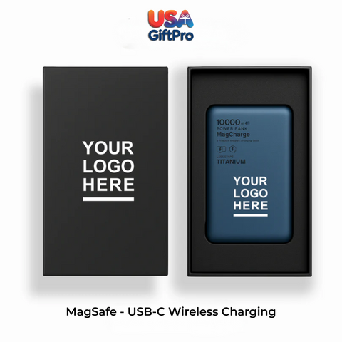 Essential Tech Customizable Gift Set – Includes Speaker, Power Bank, Charging Cable & Wireless Dock CB-14