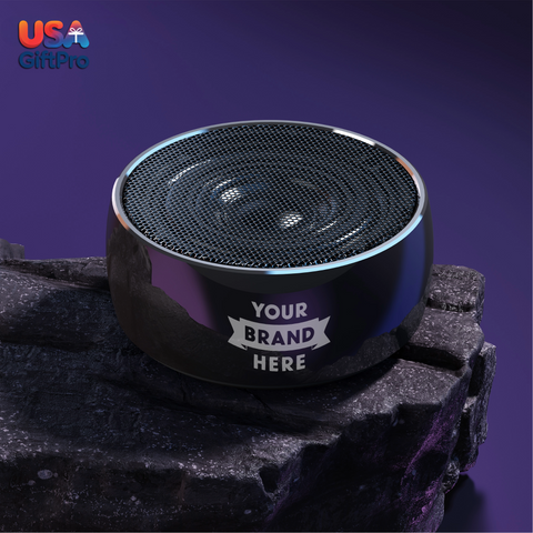 Premium Titanium Portable Speaker – Customizable Gun Gloss Finish, Wireless Bluetooth