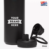 Premium Customizable 24oz Double Wall Thermos – Leak-Proof Stainless Steel